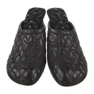 Burberry lambskin leather mules